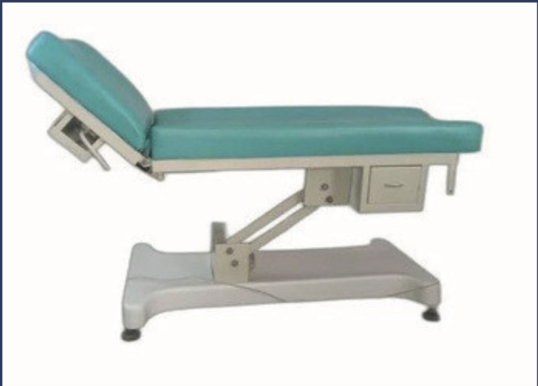 Examination Table (Motorized) — Scanda Enterprises, medical supplies Moosapet Hyderabad